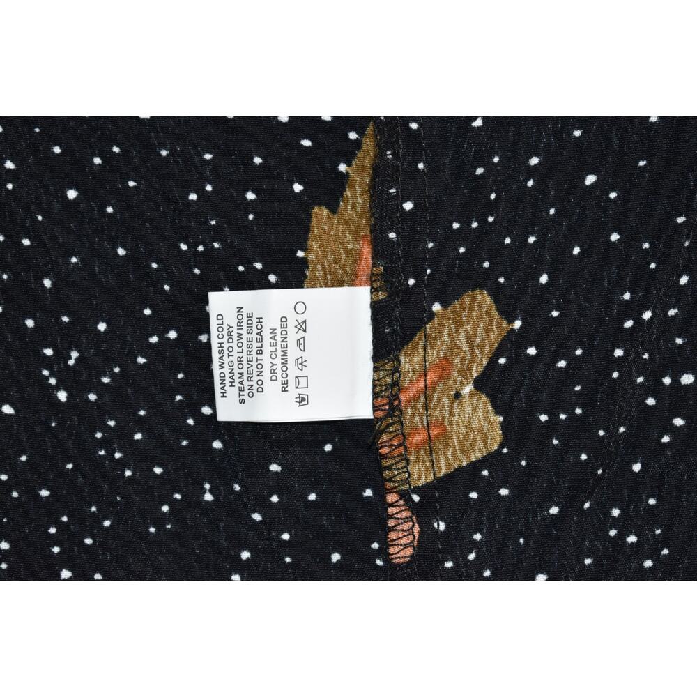 A5 NWT ANTHROPOLOGIE BEL KAZAN Black Motif Rayon Sadie Duster Kimono Size OS - Picture 7 of 7